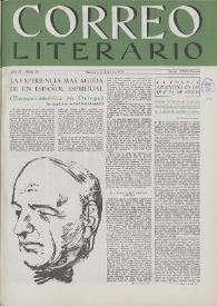 Correo Literario : Arte y Letras Hispanoamericanas. Año IV, núm. 73, 1 de junio de 1953 | Biblioteca Virtual Miguel de Cervantes