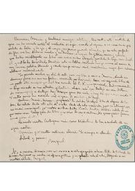 Carta de Miguel Hernández a Carmen Conde, María Cegarra Salcedo y Antonio Oliver Belmás. [Orihuela, 31 de enero de 1934] | Biblioteca Virtual Miguel de Cervantes