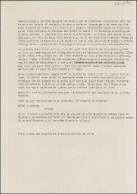 Transcripción de carta de Miguel Hernández a Carmen Conde, María Cegarra Salcedo y Antonio Oliver Belmás. [Madrid, 1934?] | Biblioteca Virtual Miguel de Cervantes