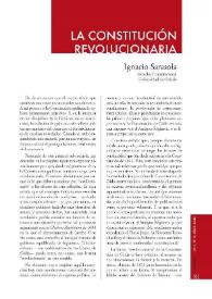 La constitución revolucionaria / Ignacio Sarasola | Biblioteca Virtual Miguel de Cervantes