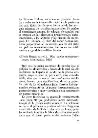 Alfredo Roggiano (ed.). "Diez poetas norteamericanos"  / Leopoldo de Luis | Biblioteca Virtual Miguel de Cervantes