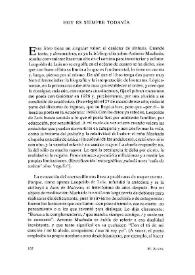 Hoy es siempre todavía / Manuel Alvar | Biblioteca Virtual Miguel de Cervantes