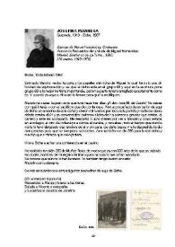 Carta de Josefina Manresa a Manuel Molina. Elche, 10 de febrero de 1952 | Biblioteca Virtual Miguel de Cervantes