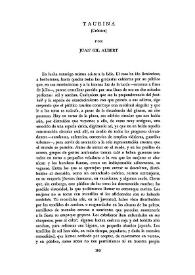 Taurina (Crónica)   / por Juan Gil Albert | Biblioteca Virtual Miguel de Cervantes