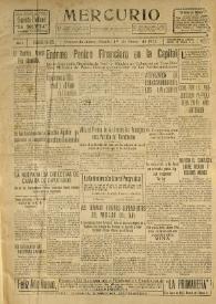 Mercurio. Año I, núm. 209, sábado 1.º de enero de 1921 | Biblioteca Virtual Miguel de Cervantes