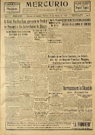 Mercurio. Año I, núm. 219, viernes 14 de enero de 1921 | Biblioteca Virtual Miguel de Cervantes