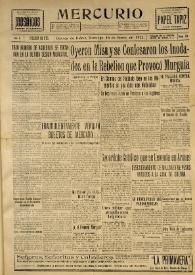 Mercurio. Año I, núm. 221, domingo 16 de enero de 1921 | Biblioteca Virtual Miguel de Cervantes