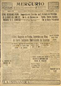 Mercurio. Año I, núm. 225, viernes 21 de enero de 1921 | Biblioteca Virtual Miguel de Cervantes