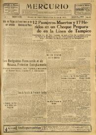 Mercurio. Año I, núm. 263, sábado 5 de marzo de 1921 | Biblioteca Virtual Miguel de Cervantes