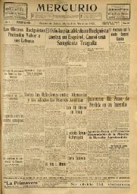 Mercurio. Año I, núm. 265, martes 8 de marzo de 1921 | Biblioteca Virtual Miguel de Cervantes