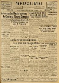 Mercurio. Año I, núm. 274, viernes 18 de marzo de 1921 | Biblioteca Virtual Miguel de Cervantes