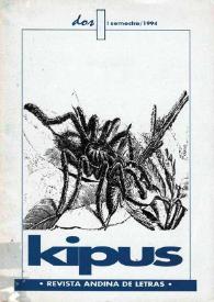 Kipus: Revista Andina de Letras y Estudios Culturales. Núm. 2, 1994 | Biblioteca Virtual Miguel de Cervantes