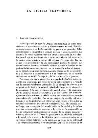 La vigilia fervorosa  / Félix Gabriel Flores  | Biblioteca Virtual Miguel de Cervantes
