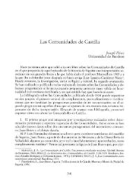 Las Comunidades de Castilla / Joseph Pérez | Biblioteca Virtual Miguel de Cervantes