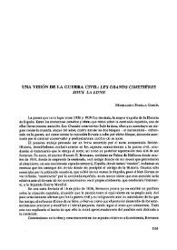 Una visión de la guerra civil: "Les grandes cimetières sous la lune"  / Magdalena Padilla García | Biblioteca Virtual Miguel de Cervantes