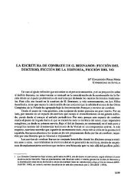 La escritura de combate de G. Bernanos: ficción del discurso, ficción de la historia, ficción del yo 
 / M.ª Concepción Pérez Pérez  | Biblioteca Virtual Miguel de Cervantes