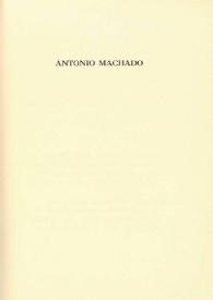 Antonio Machado / Guillermo Díaz-Plaja | Biblioteca Virtual Miguel de Cervantes