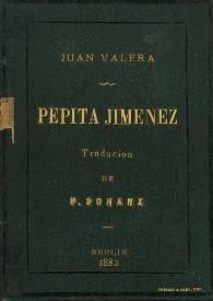 Pepita Jimenez / Juan Valera ; versione dallo spagnolo di Daniele Rubbi | Biblioteca Virtual Miguel de Cervantes