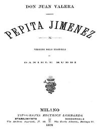 Pepita Jiménez / por Juan Valera | Biblioteca Virtual Miguel de Cervantes