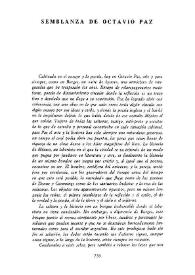 Semblanza de Octavio Paz / Alonso Cueto | Biblioteca Virtual Miguel de Cervantes