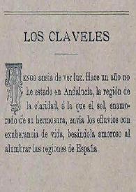Los claveles / Carmen de Burgos Seguí | Biblioteca Virtual Miguel de Cervantes