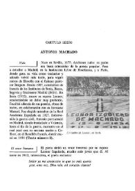 Antonio Machado / Guillermo Díaz-Plaja | Biblioteca Virtual Miguel de Cervantes