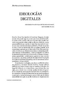 Ideologías marginales / Por Manuel Arias Maldonado | Biblioteca Virtual Miguel de Cervantes