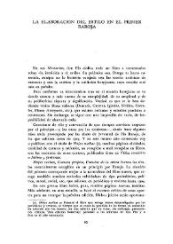 La elaboración del estilo en el primer Baroja  / Louis Urrutia   | Biblioteca Virtual Miguel de Cervantes