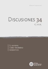 Discusiones. Núm. 34.1, 2025 | Biblioteca Virtual Miguel de Cervantes
