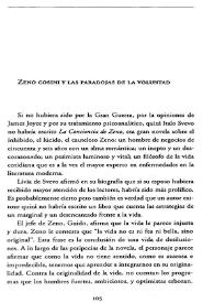 Zeno Cosini y las paradojas de la voluntad / Alonso Cueto | Biblioteca Virtual Miguel de Cervantes